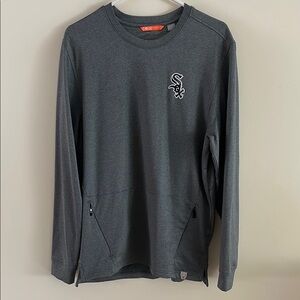 Cutter & Buck Chicago White Sox Charcoal Crewneck Top